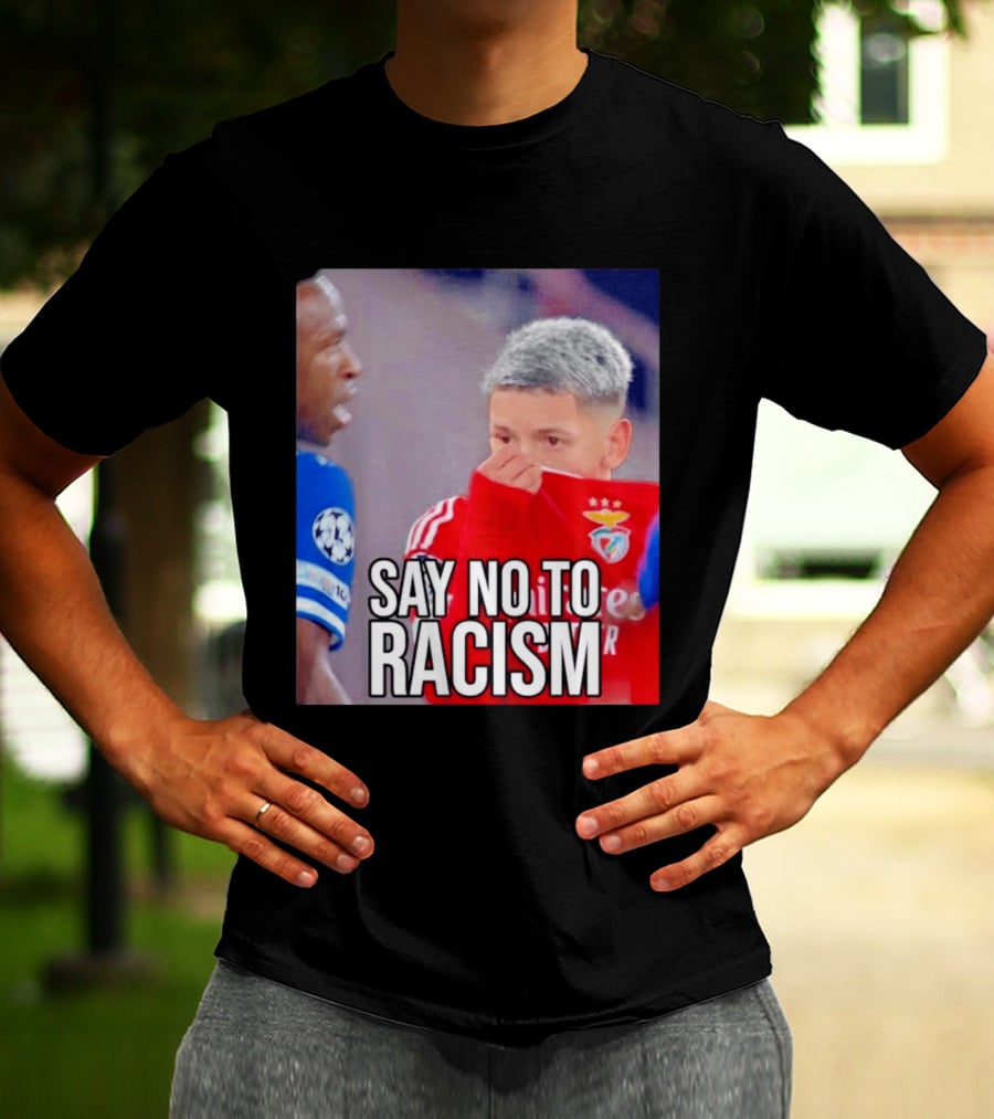Say No To Racism Prestianni Benfica Soccer Awareness T-Shirt