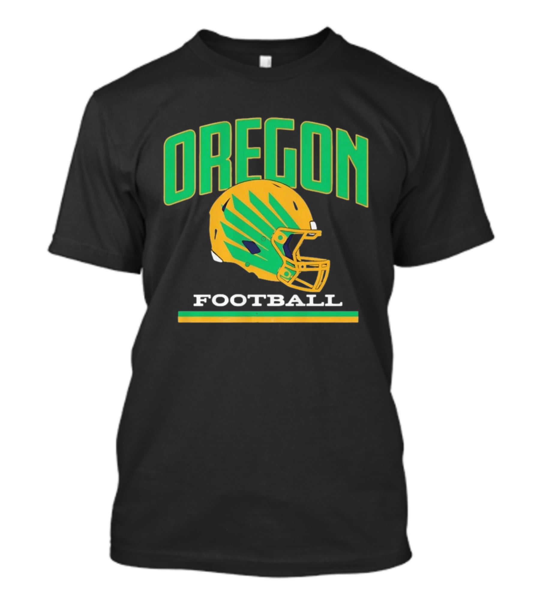 Oregon Ducks Football Team Helmet T-Shirt