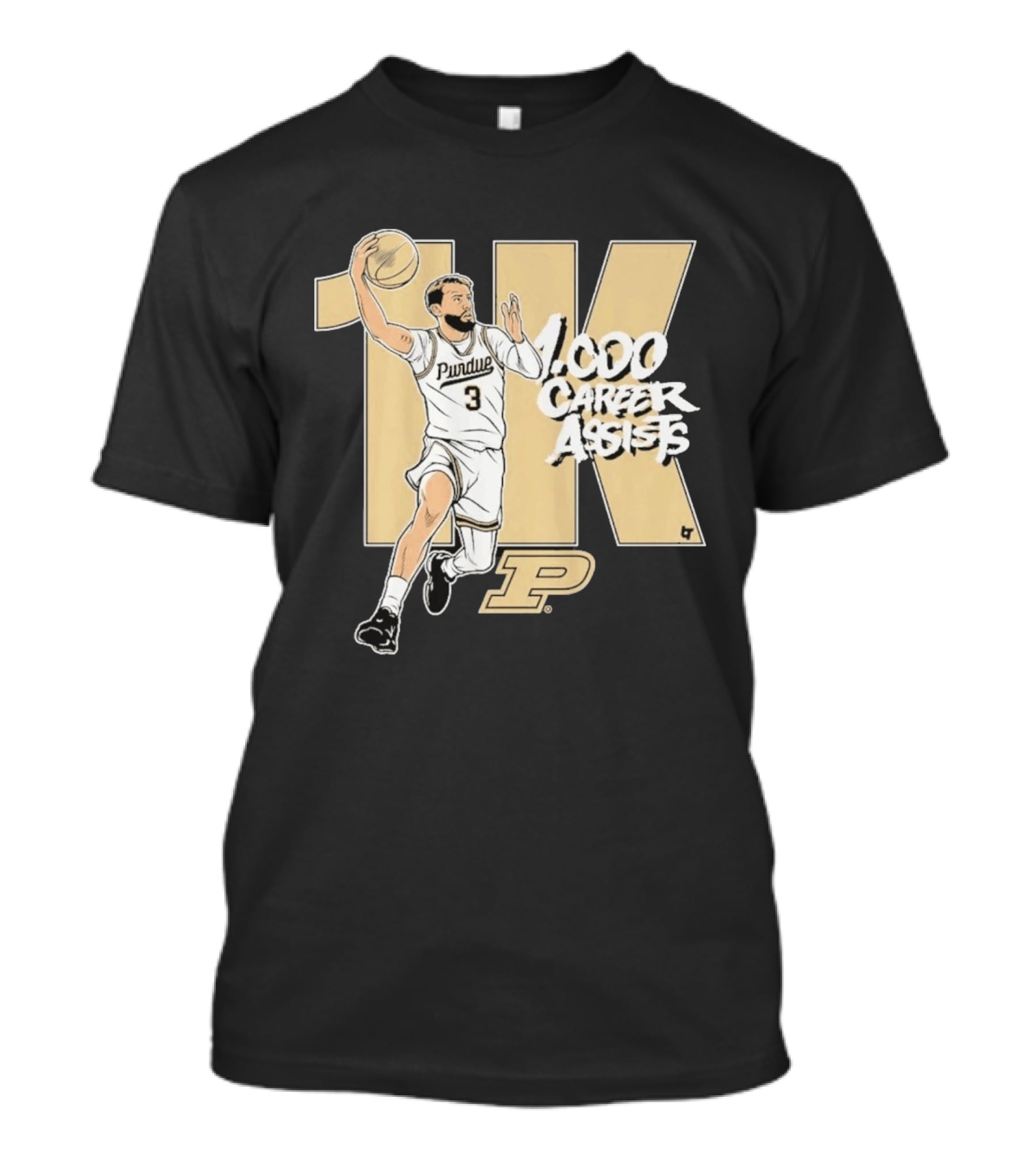 Purdue Basketball 1K Career Assists Braden Smith T-Shirt