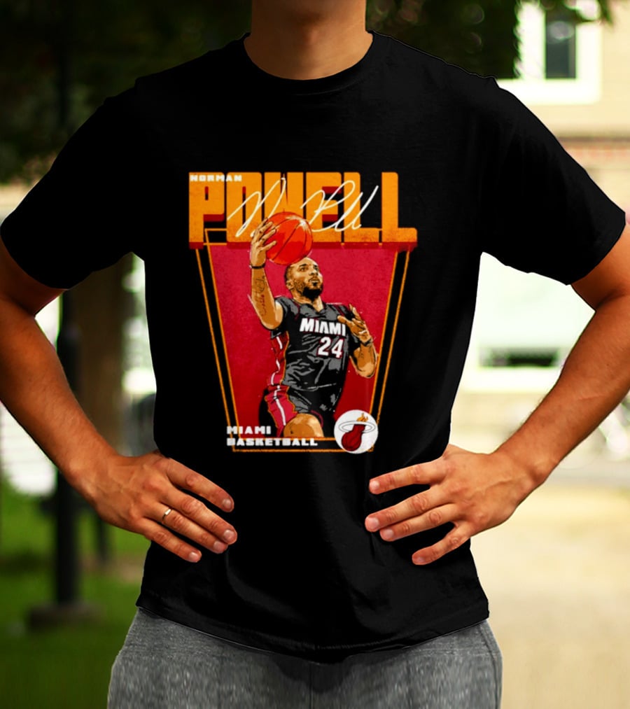 Norman Powell Miami Basketball 24 T-Shirt