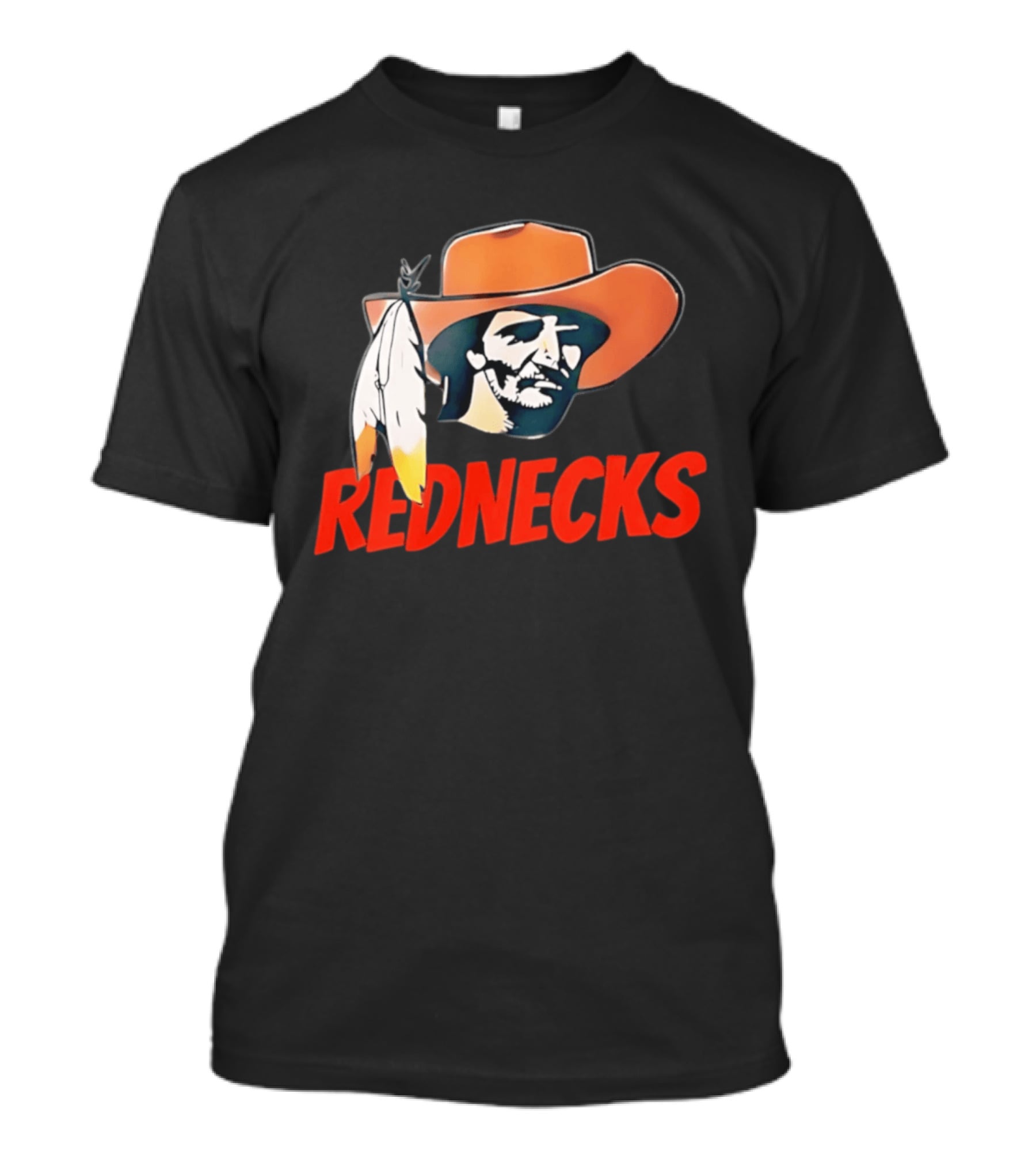 Rednecks Cowboy Hat Feather T-Shirt