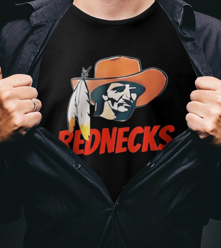 Rednecks Cowboy Hat Feather T-Shirt