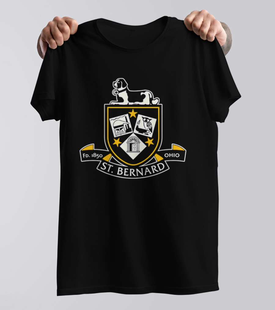 St Bernard Ohio Fd 1890 Crest Recreation Department T-Shirt