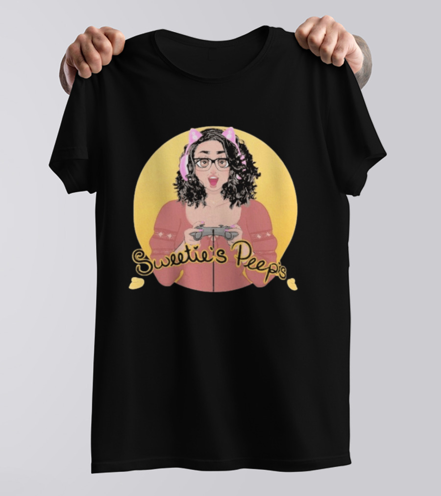 Sweetie's Peeps Gamer Girl Headset And Glasses T-Shirt