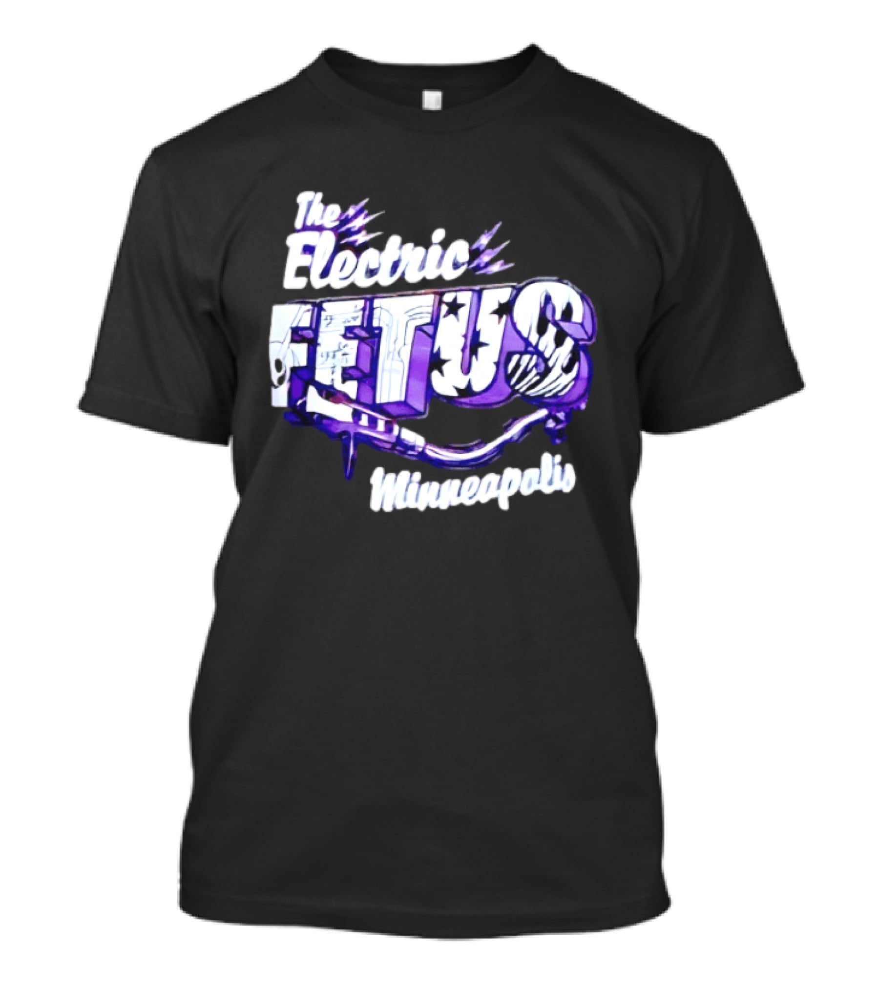 The Electric Fetus Minneapolis Purple Stars And Stripes T-Shirt
