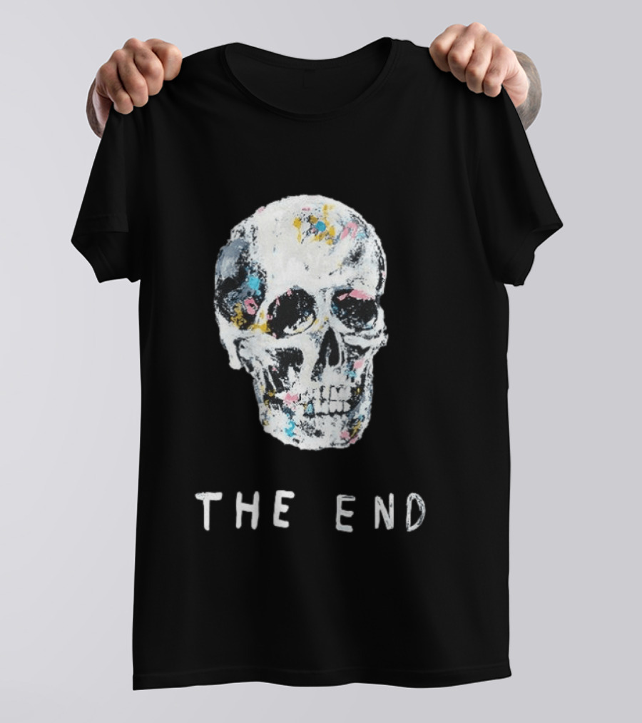 The End Colorful Skull T-Shirt