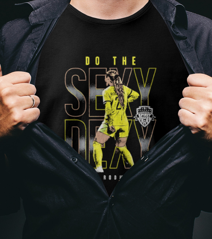 Trinity Rodman Washington Spirit Do The Sexy Dexy Soccer Player Action T-Shirt