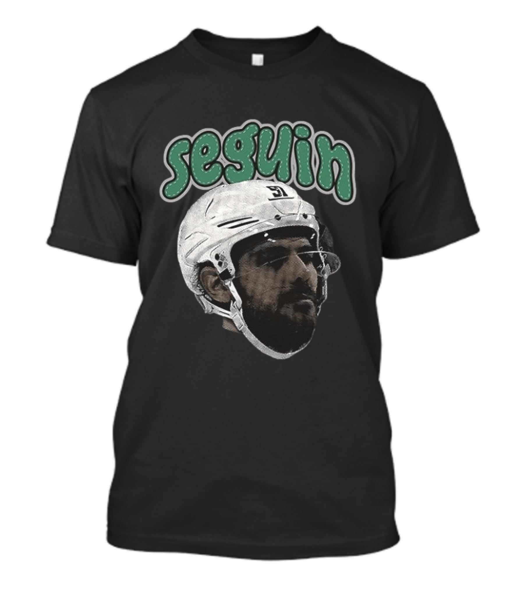 Seguin Dallas Stars Hockey Big Face T-Shirt