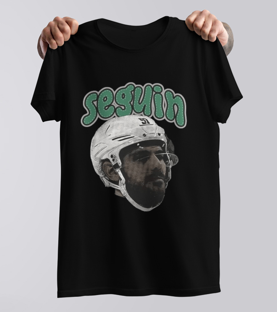 Seguin Dallas Stars Hockey Big Face T-Shirt