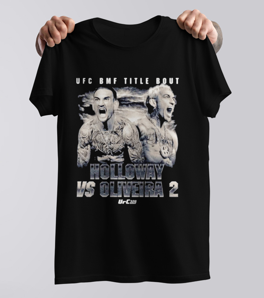 UFC BMF Title Bout Holloway Vs Oliveira 2 Or 326 T-Shirt