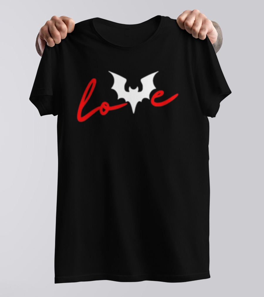 VyroniQ Love Bat Winged Heart T-Shirt