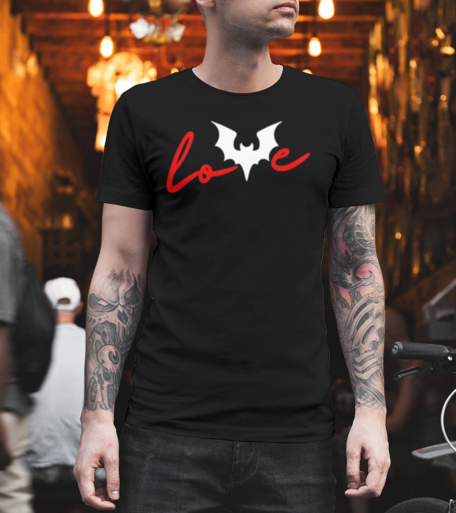 VyroniQ Love Bat Winged Heart T-Shirt