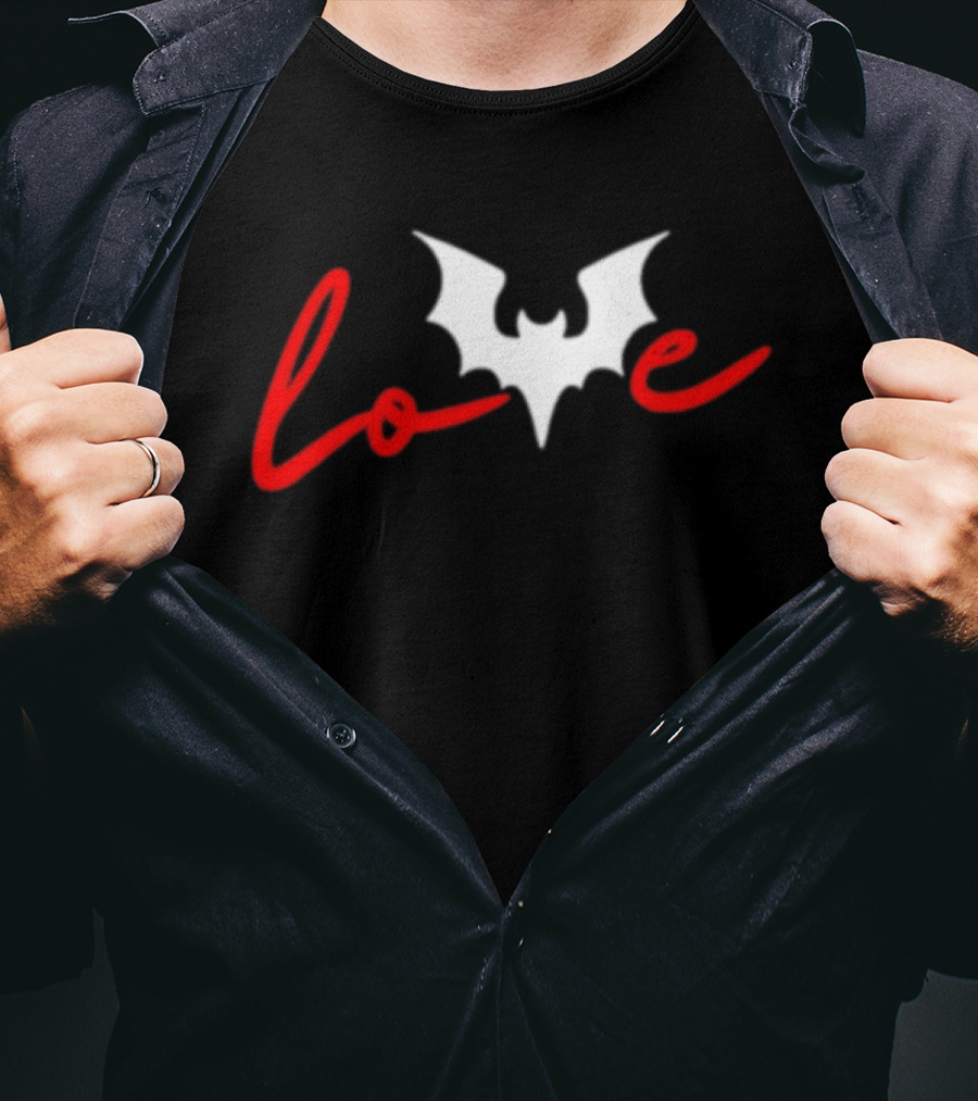 VyroniQ Love Bat Winged Heart T-Shirt