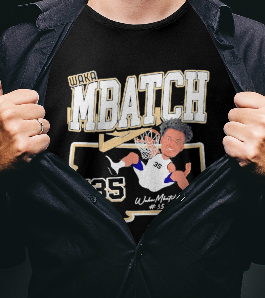Waka Mbatch Montana State Bobcats Basketball #35 Caricature '26 T-Shirt