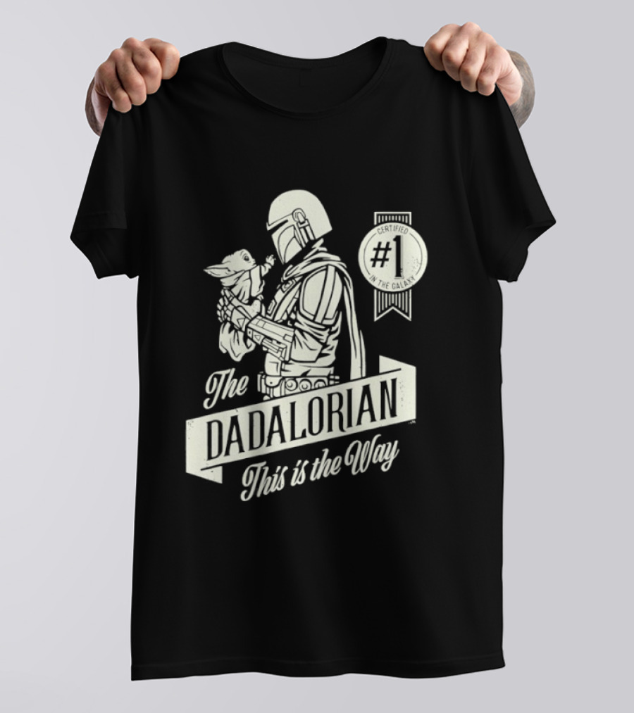 The Dadalorian Yoda Mandalorian Star Wars This Is The Way #1 T-Shirt
