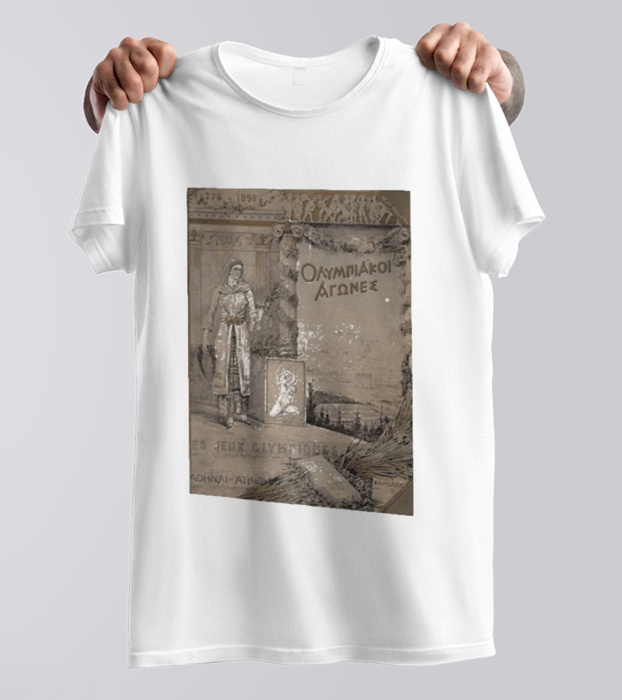 776 1896 Olympiakoi Agones Athina Athènes Jeux Olympiques T-Shirt