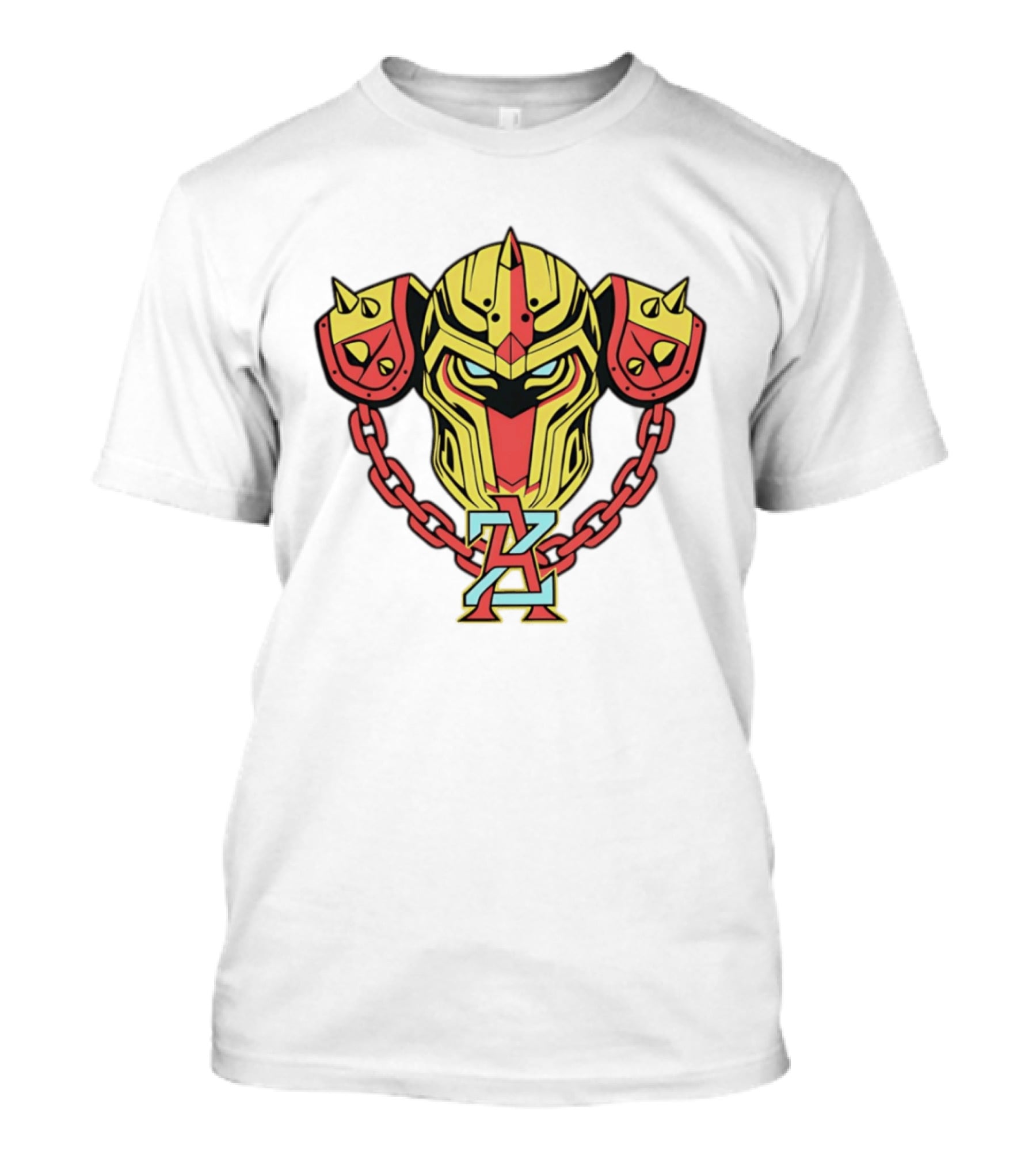 Arizona Juggernauts Robot Helmet Symbol With Chains T-Shirt