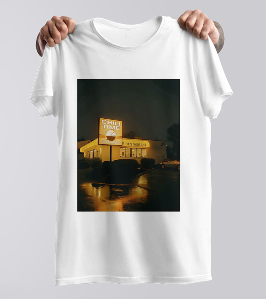 CHILI TIME Night Vibes Restaurant St Bernard Recreation Department T-Shirt