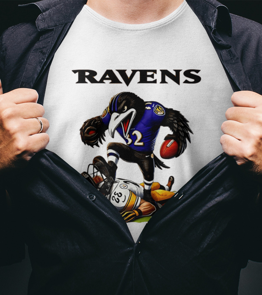 Ravens Vs Steelers Rivalry Intensity Football Battle T-Shirt
