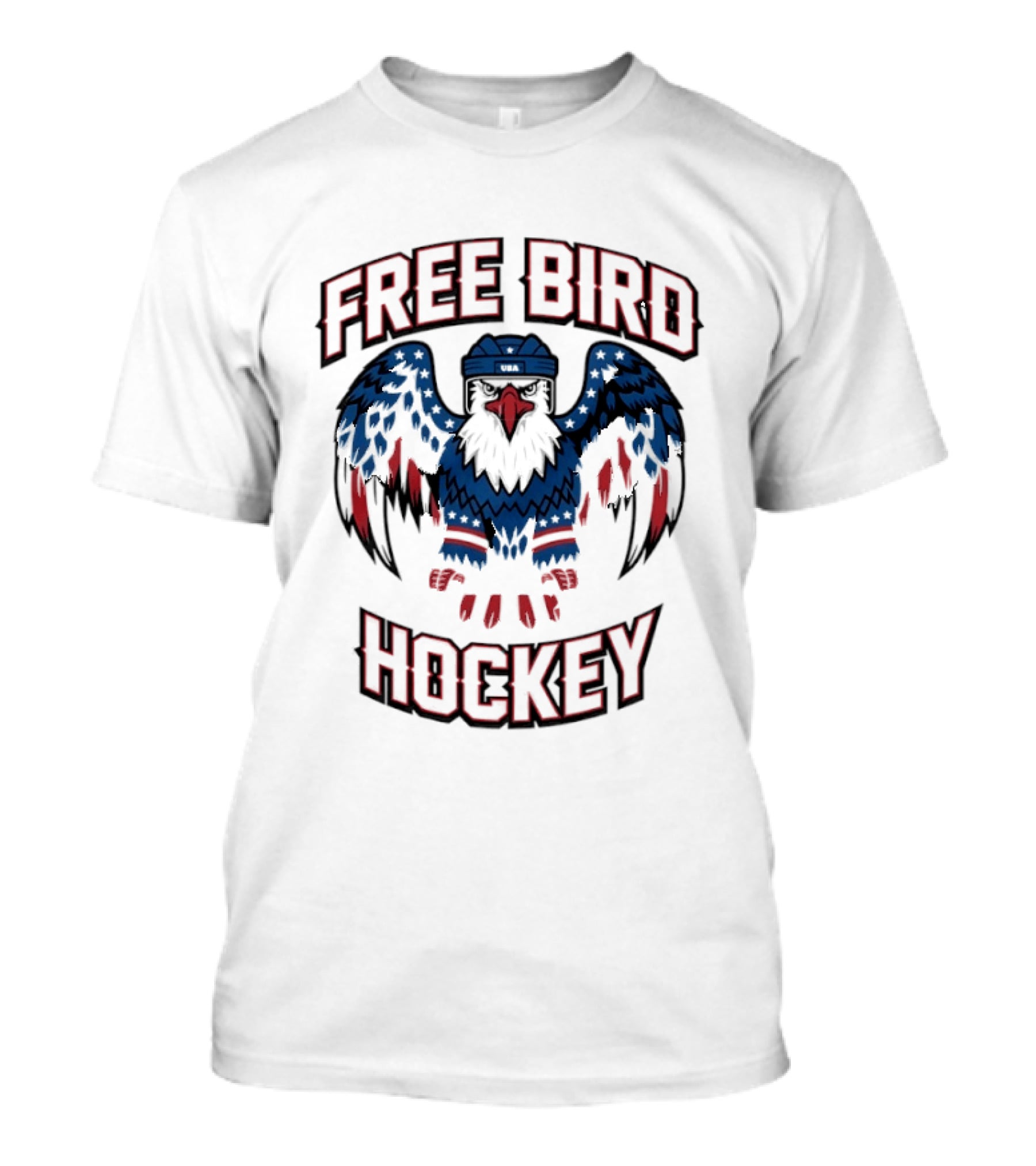 Free Bird Hockey Eagle T-Shirt
