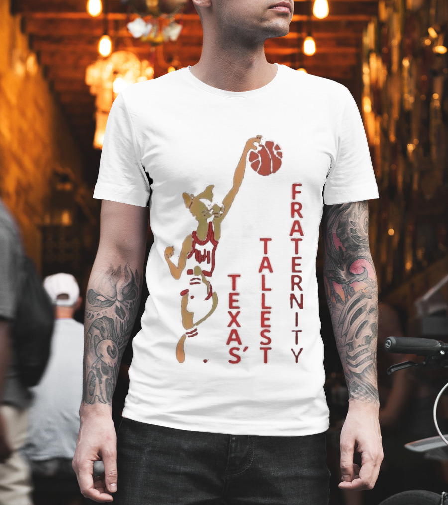 Houston Cougars Texas Tallest Fraternity Cat Dunking Phi Slama Jama T-Shirt