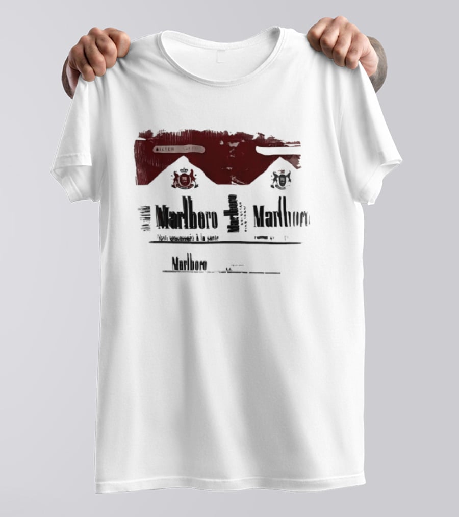Marlboro Filter French Smoking Warning T-Shirt