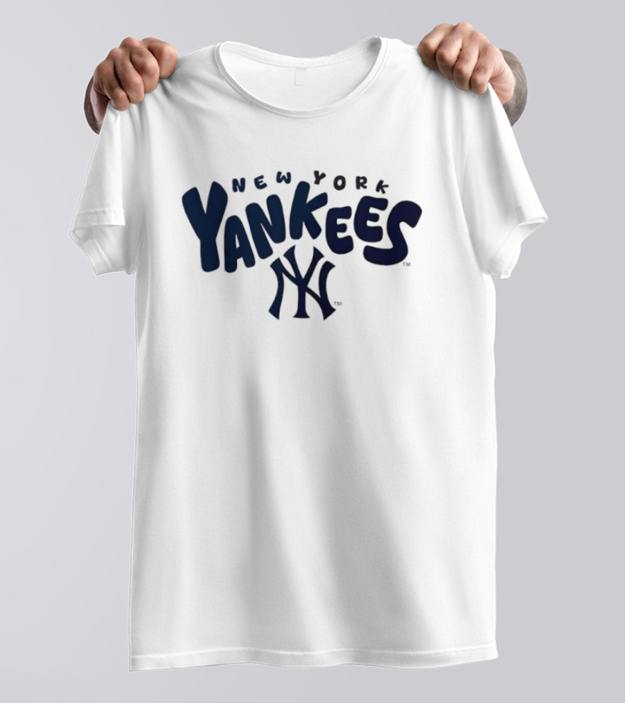 New York Yankees Bubble Crew Neck Yankees NY T-Shirt