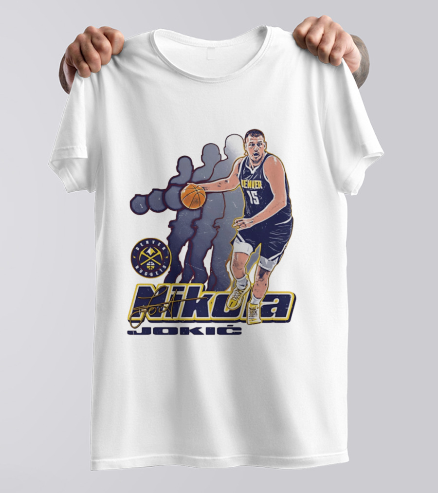 Denver Nuggets Nikola Jokic Basketball Player 15 T-Shirt