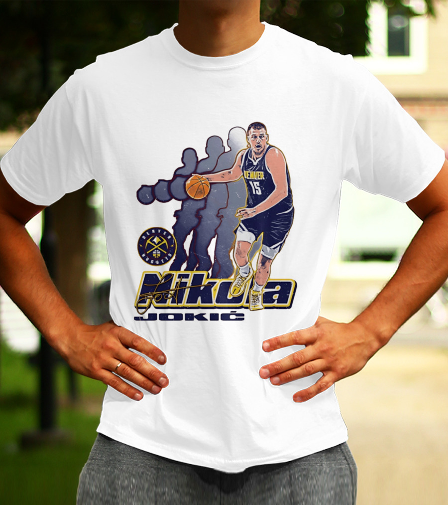 Denver Nuggets Nikola Jokic Basketball Player 15 T-Shirt