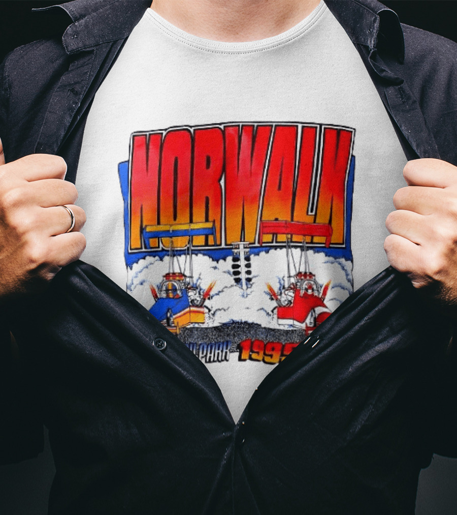Norwalk Raceway Park 1995 Racing Dragsters Vintage Racing T-Shirt