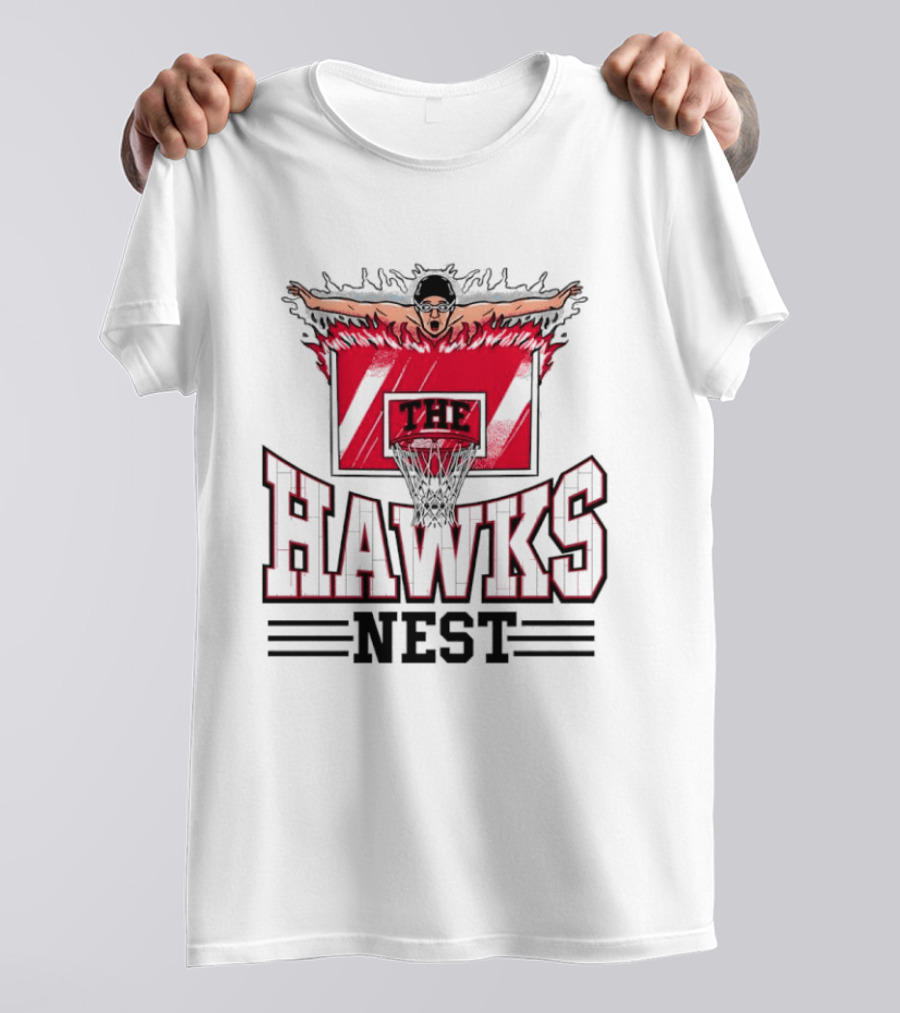 The Hawks Nest Basketball Swimming Combo T-Shirt