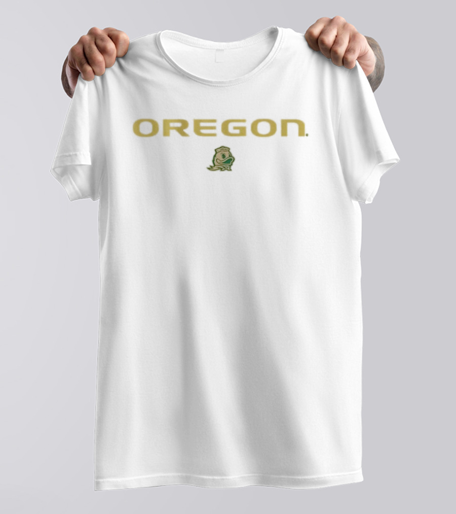 Oregon Ducks NCAA Football Oregon Wordmark Duck T-Shirt