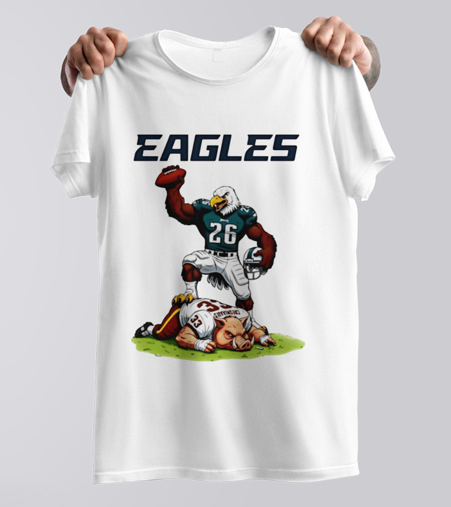 Eagles Vs Commanders Rivalries NFL Showdown Football Battle T-Shirt