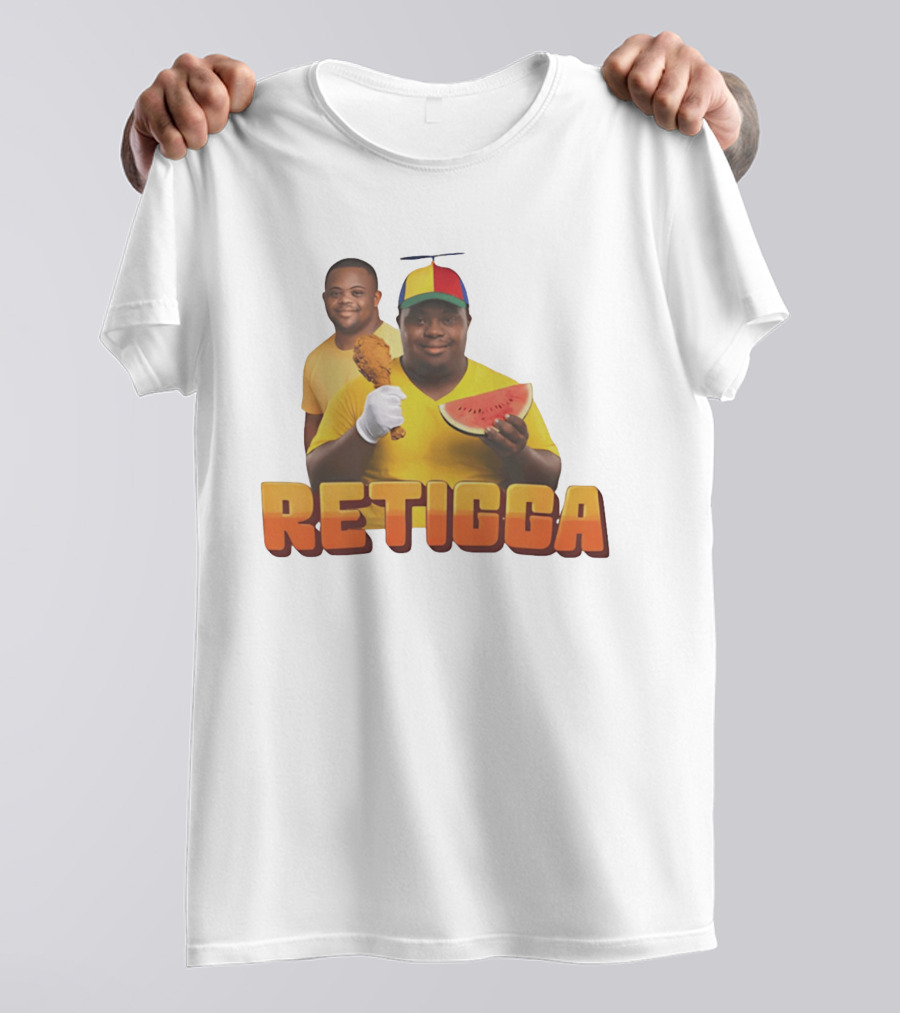 RETIGGA Fried Chicken Watermelon Meme Colorful Propeller Hat T-Shirt