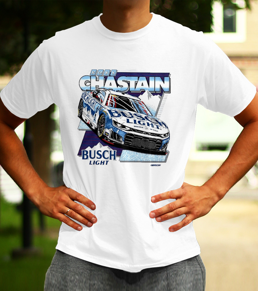 Ross Chastain Busch Light NASCAR Racing Car T-Shirt