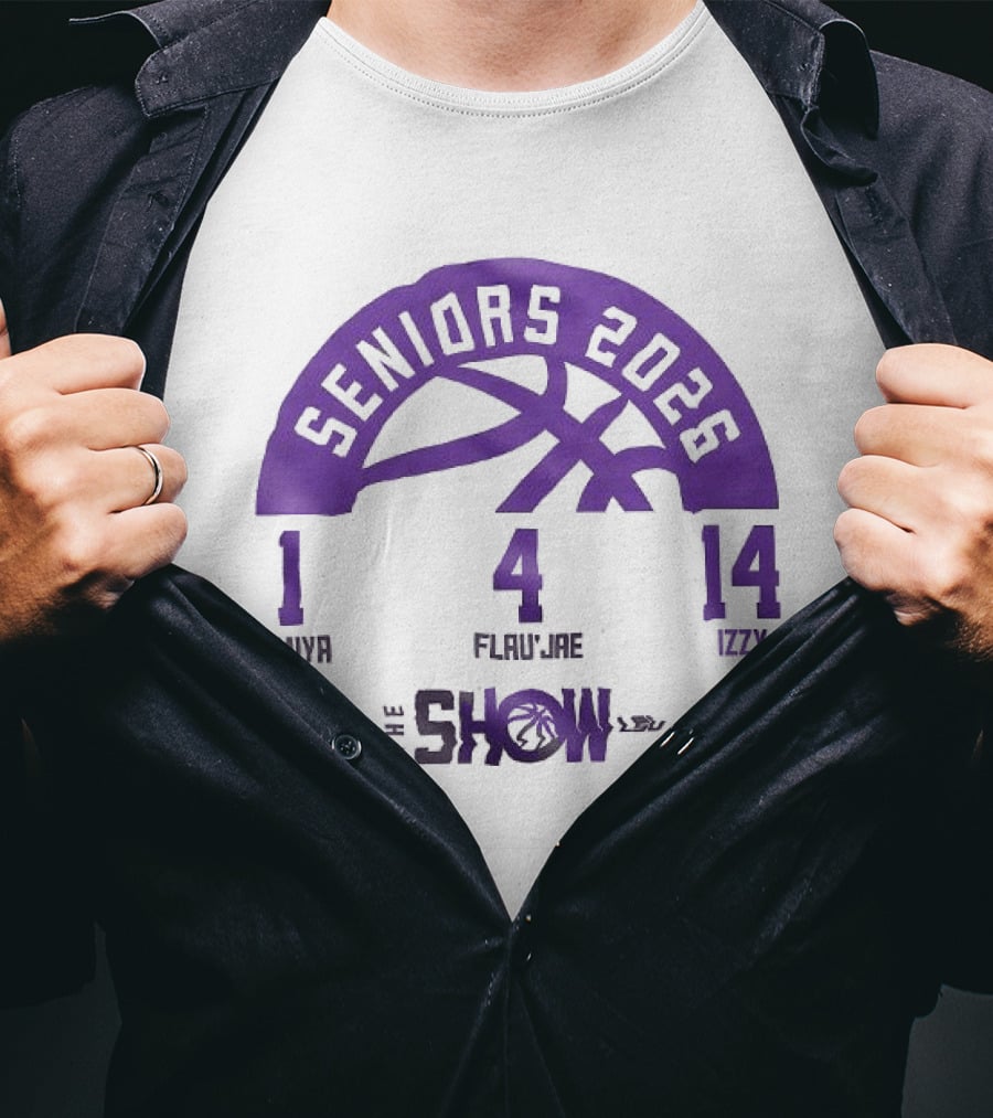 Seniors 2026 LSU Women's Basketball Amani Flau'Jae Izzy The Show T-Shirt