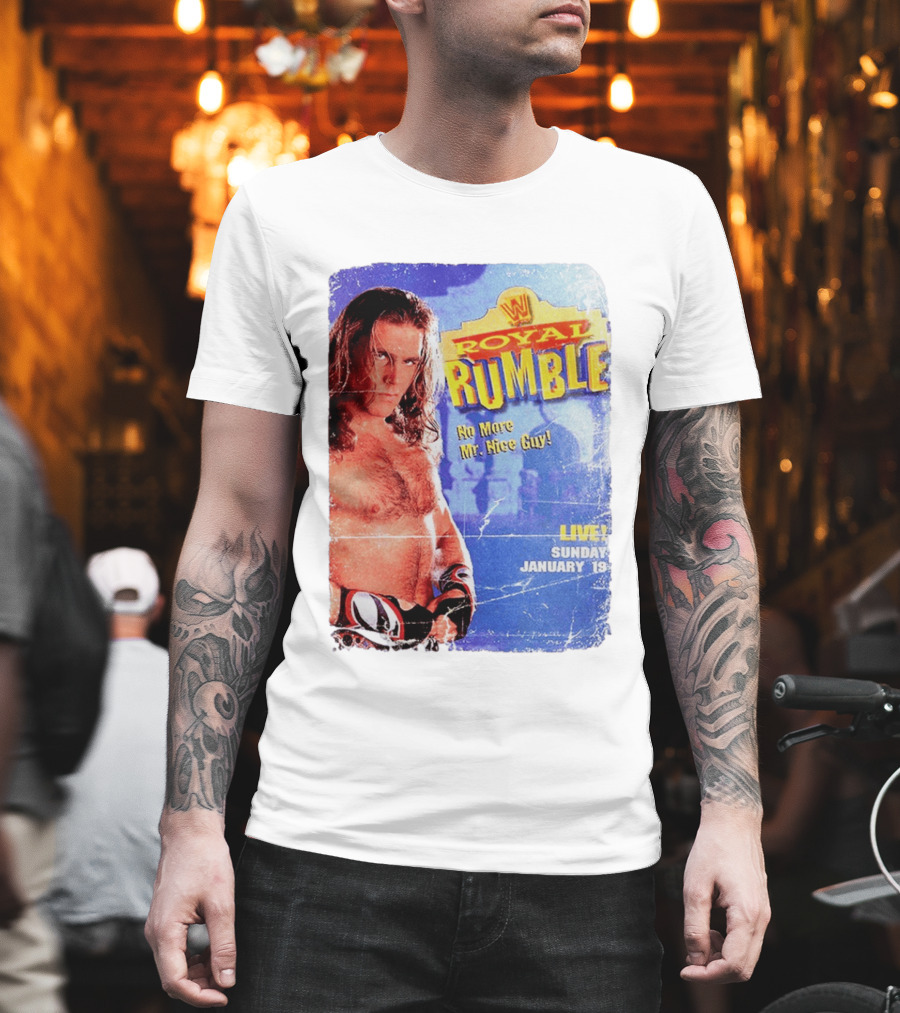 WWF Royal Rumble 1996 No More Mr. Nice Guy Live Sunday January 19 T-Shirt