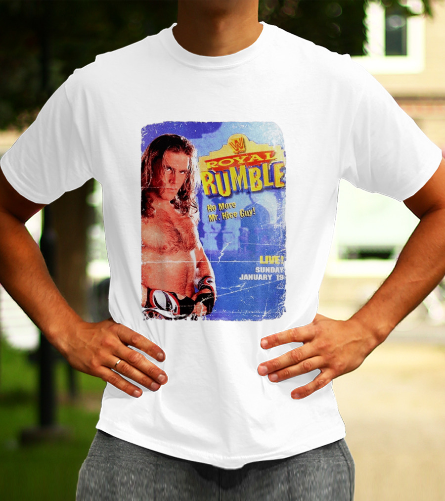 WWF Royal Rumble 1996 No More Mr. Nice Guy Live Sunday January 19 T-Shirt