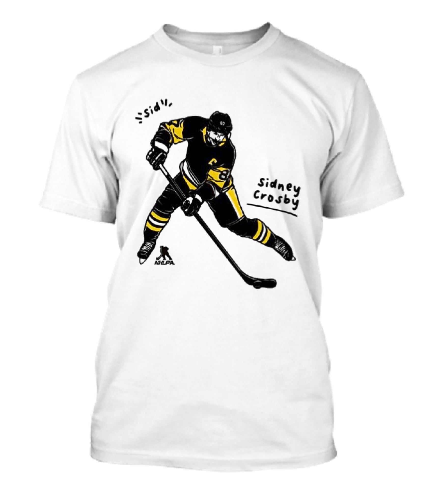 Sidney Crosby Pittsburgh Penguins Hockey Sid Cartoon Player T-Shirt