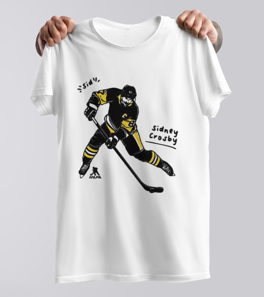 Sidney Crosby Pittsburgh Penguins Hockey Sid Cartoon Player T-Shirt