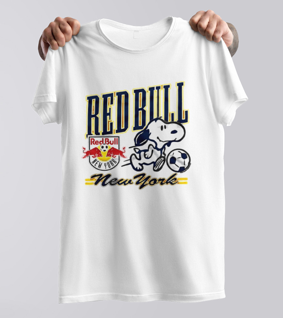 Red Bull New York Snoopy Peanuts Soccer T-Shirt