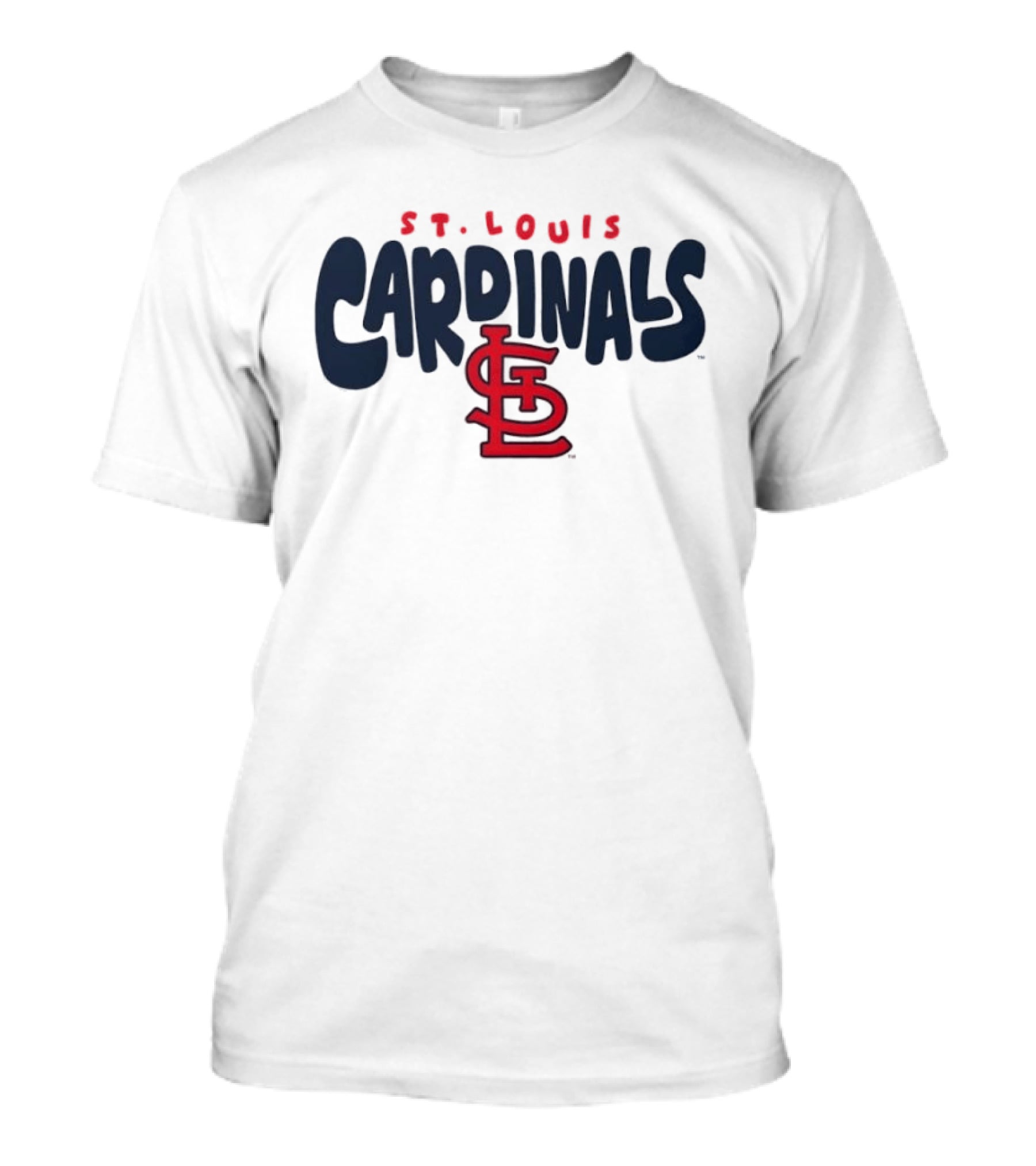 St Louis Cardinals Bubble Crew Neck STL T-Shirt