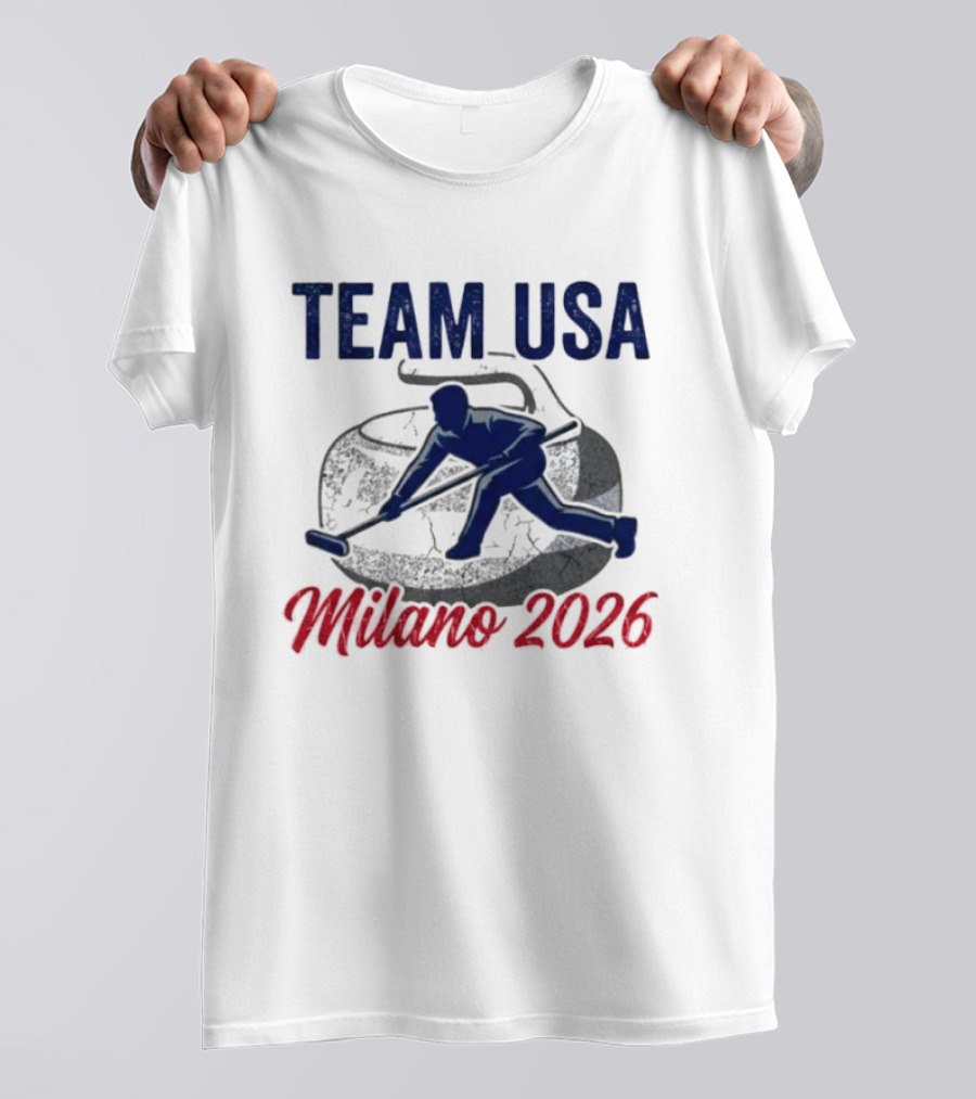 Team USA Curling Milano 2026 Olympics T-Shirt
