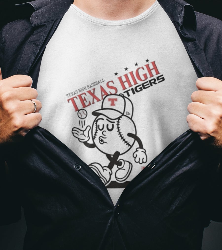 Texas High Tigers Baseball T-Shirt