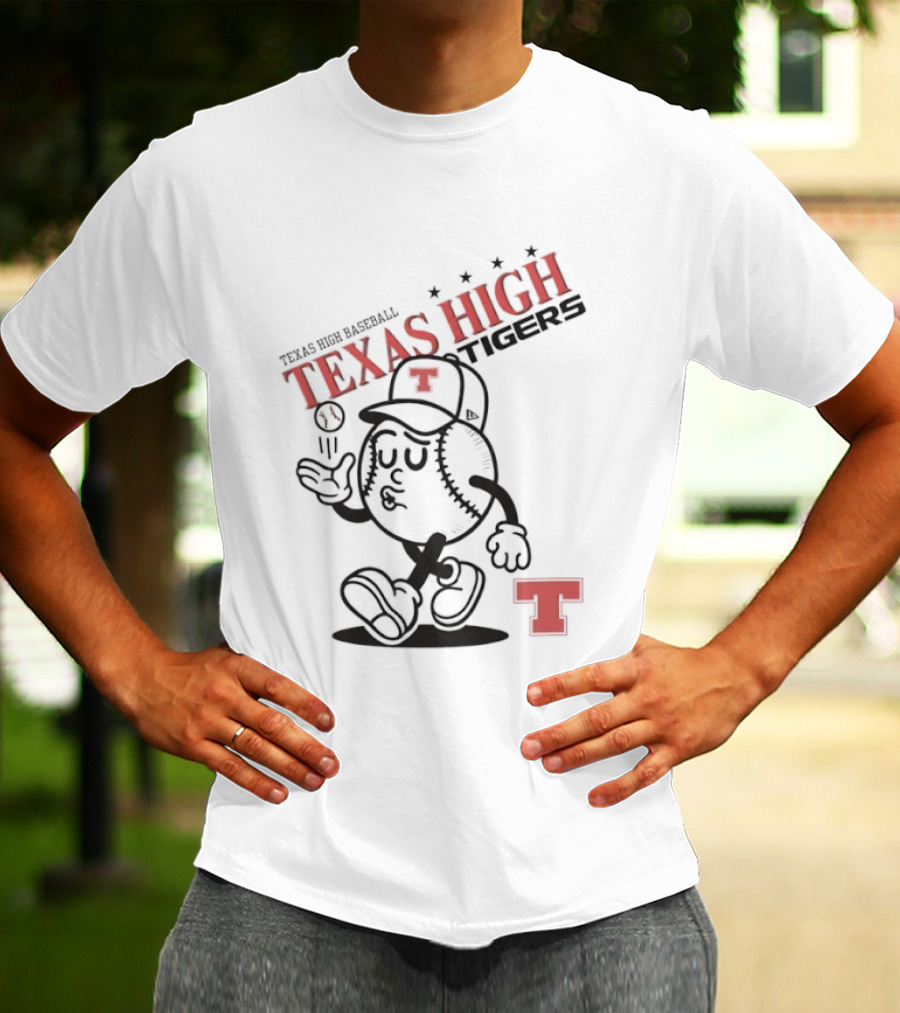Texas High Tigers Baseball T-Shirt