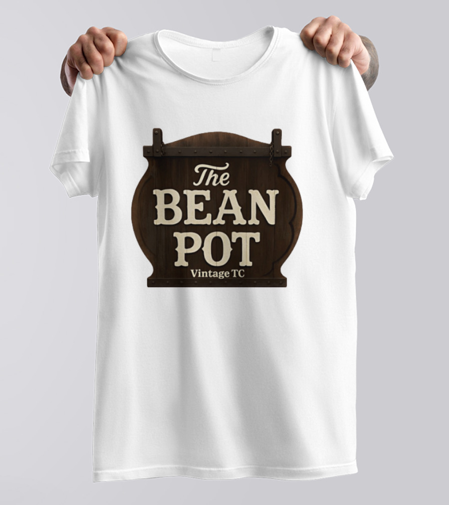 The Bean Pot Vintage TC Wood Sign T-Shirt