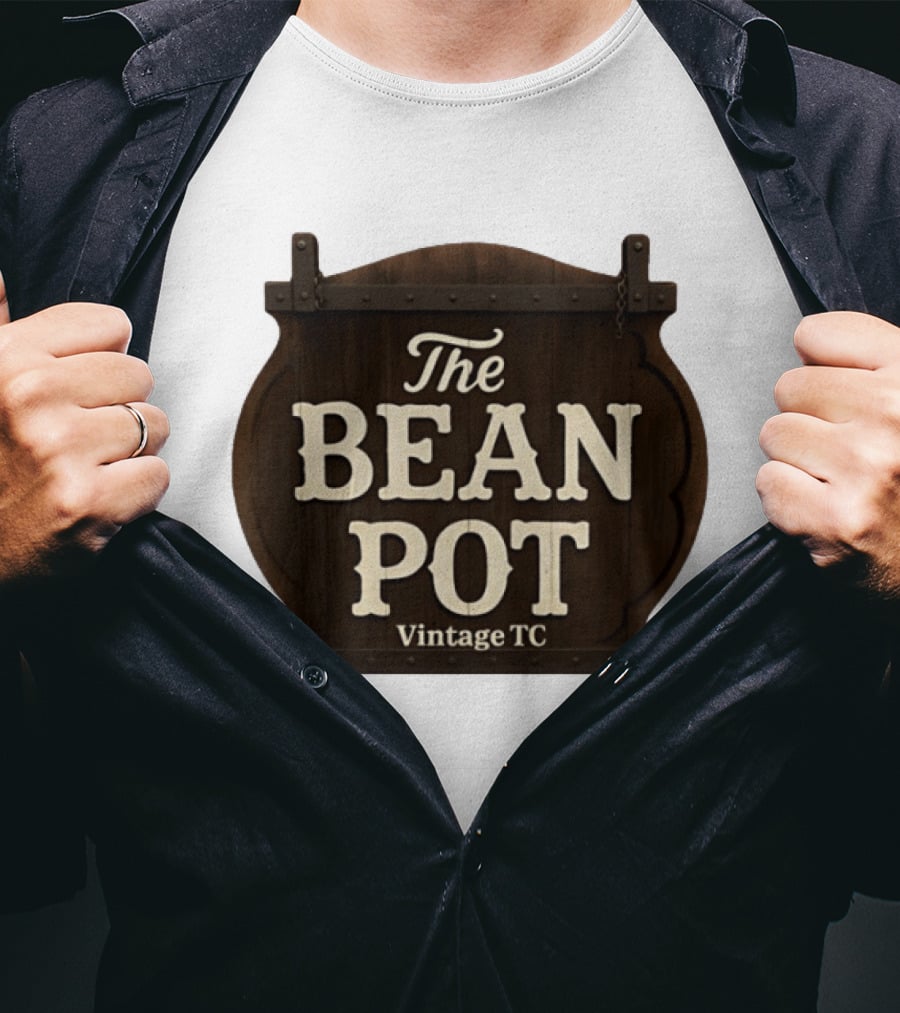 The Bean Pot Vintage TC Wood Sign T-Shirt