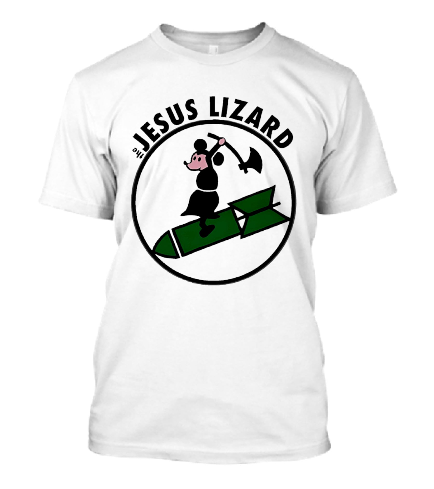 The Jesus Lizard Mouse Riding Bomb Punk Rock Music T-Shirt