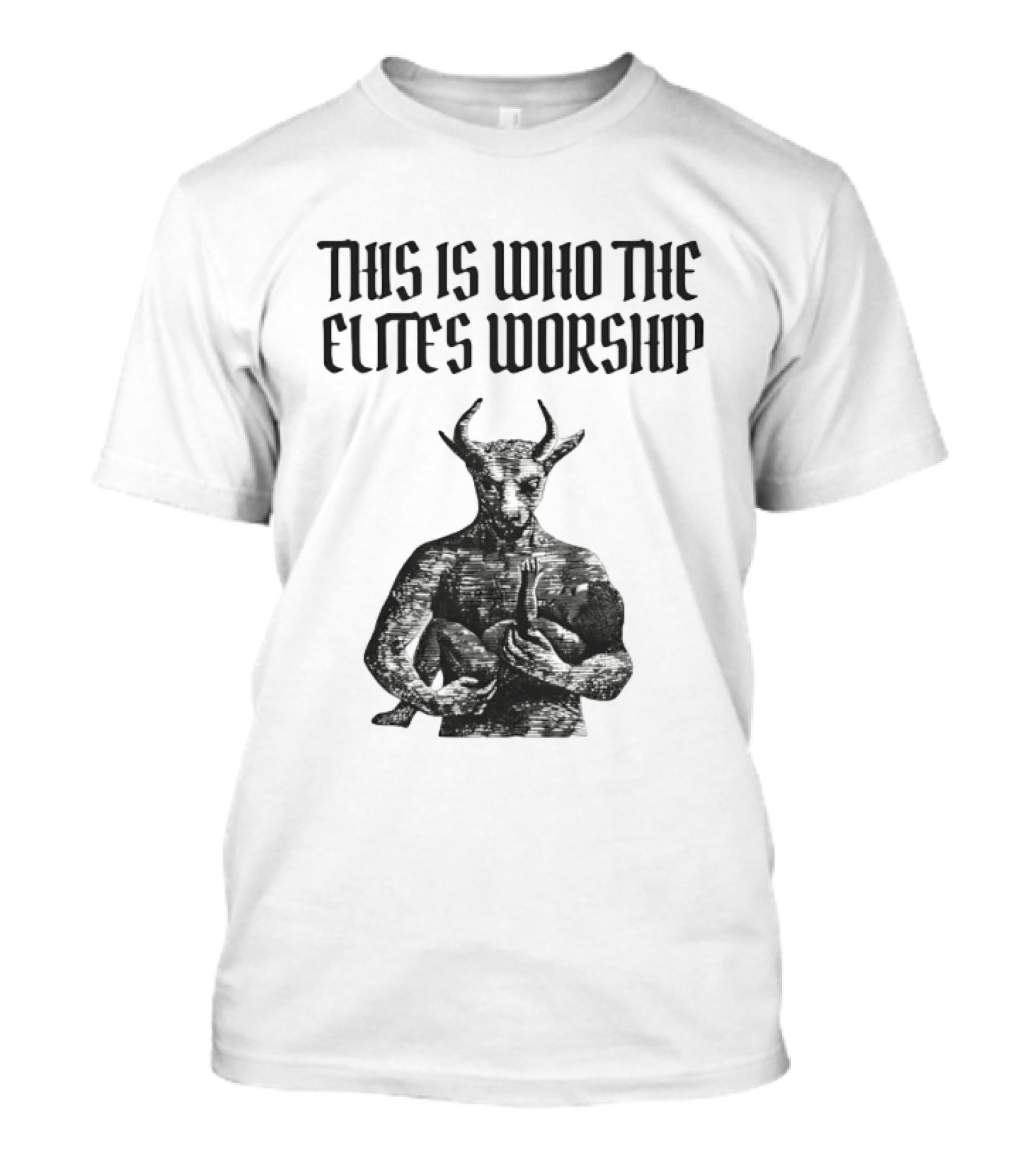 This Is Who The Elites Worship Baphomet Symbolism T-Shirt