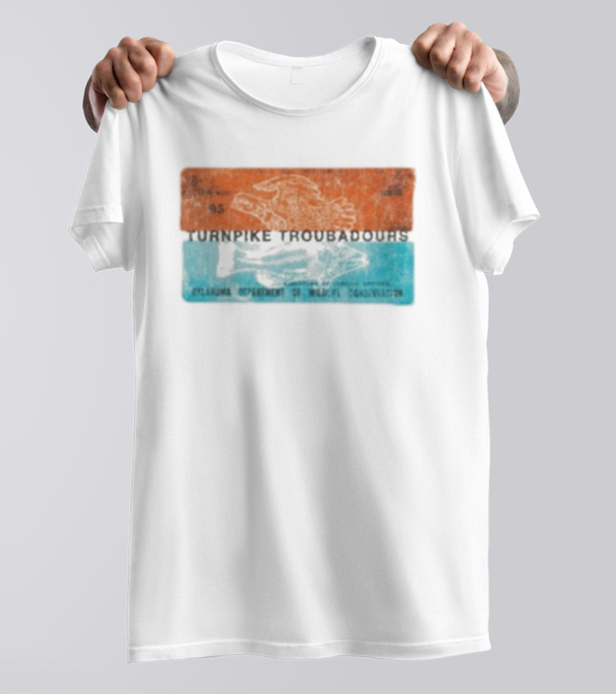 Turnpike Troubadours Oklahoma Department Of Wildlife Conservation 05 Eagle And Fish T-Shirt